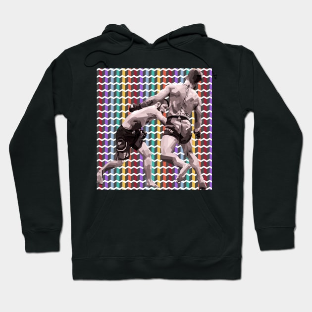 Khabib vs Connor Hoodie by FightIsRight